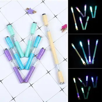 

New Creative Spining Pen Led Light Rotating Gaming Gel Pen Non Slip Coated Spin Rolling Pen Glowing Gel Pen Stationery Supplies