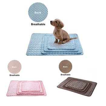 

Summer Dog Mat Cooling Breathable Pad Mat For Dogs Cat Blanket Sofa Summer Pet Dog Bed Washable For Small Medium Large Dogs Mat