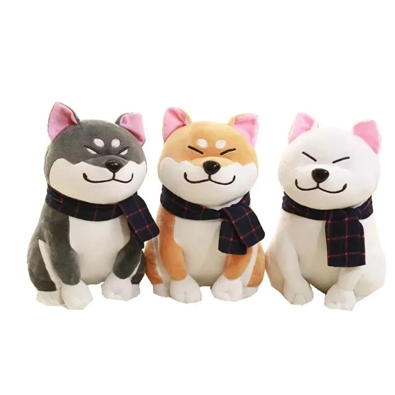 Шарф 25 см собака Шиба ину плюшевая игрушка японская кукла Doge мягкие игрушки