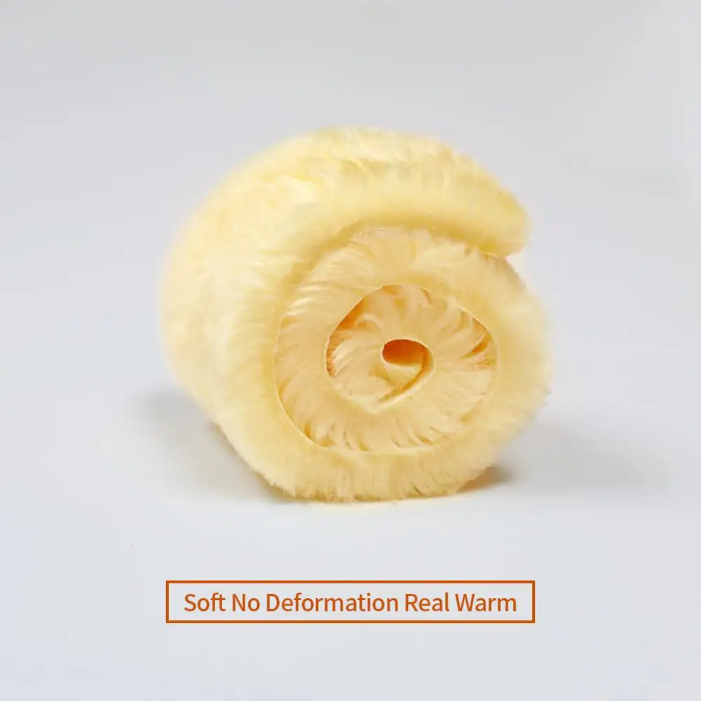 Нагреваемая стелька из овечьей кожи Очень теплый детский Премиум обувные