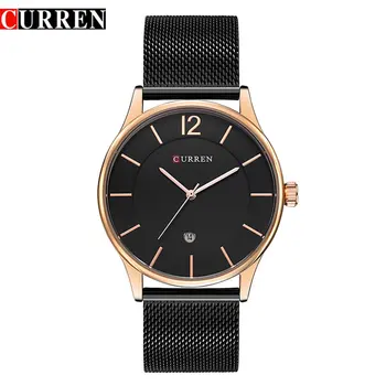 

Carrian 8231 Watch Men'S Watch Steel Band Watch Waterproof Watch Calendar Watch Quartz Watch Mineral Reinforced Glass Mirror