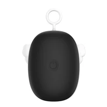 Face Cleaner Electric Wash Tool Waterproof Silicone Sonic Face Brush Silica Gel(Black)