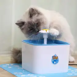 Автоматическая кошка собака питомец фонтан миска для домашних животных кошек питьевой цветок диспенсер воды Petsafe напиток с фильтрами Pet
