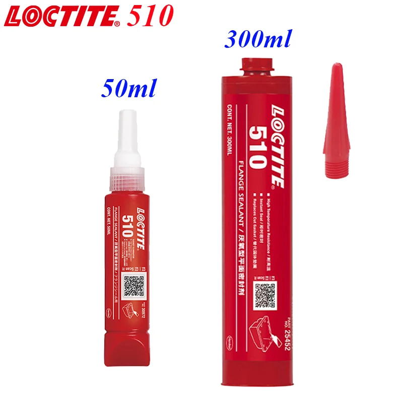 50/300Ml Loctite 510 Sigillante Liscio Anaerobico Flangia Adesiva Ingranaggio Piano Metallo Flangia Di Tenuta Colla Resistente Alle Alte Temperature