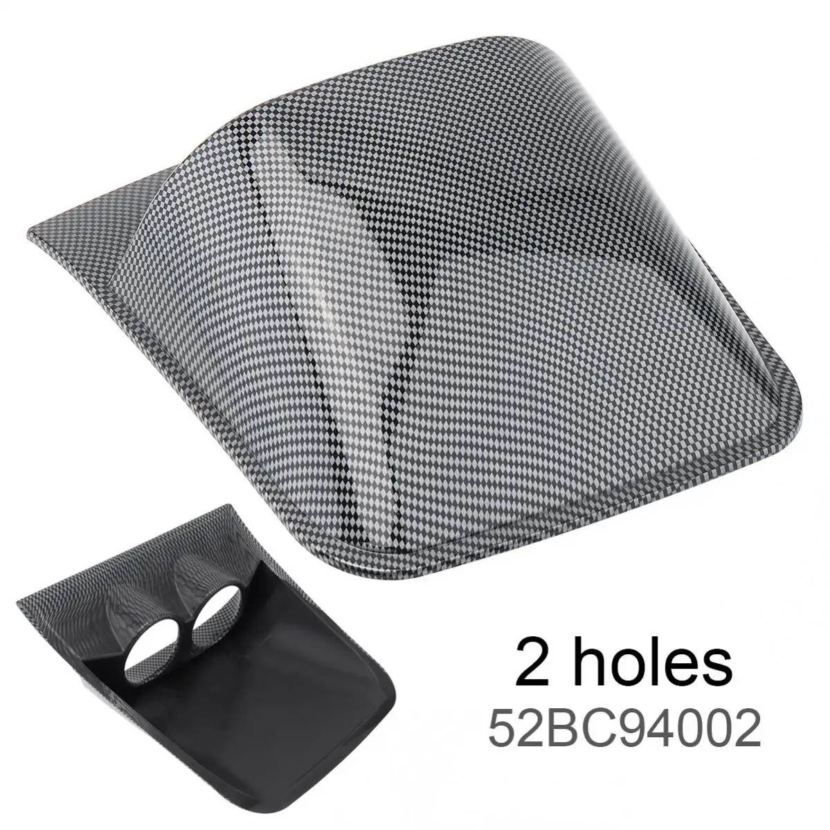 52mm 2 Inch Double Carbon Fiber Auto Car Gauge Cup Holder Pod Black Universal durable Instrument Mount Accessories | Автомобили и