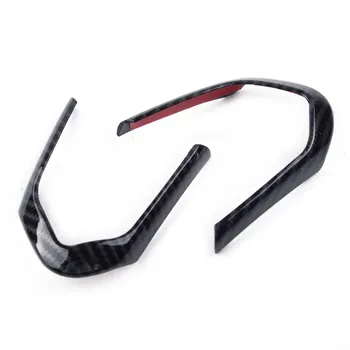 

beler Black ABS Carbon Fiber Style Front Steering Wheel Frame Cover Trim Fit for BMW F20 F22 F30 F32 F12 F13 F15 F16