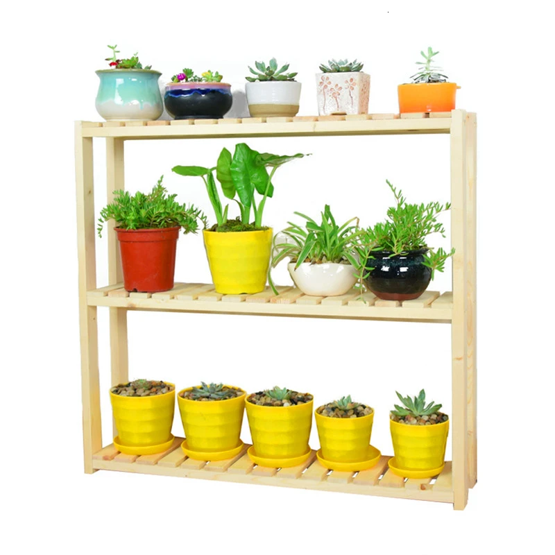 

Flower Rack Solid Wood Multi-storey Windowsill Landing Type Meaty Botany Flowerpot Shelf Indoor Meaty Balcony Flower Airs