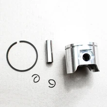 Motosserra pistão para husqvarna 50 350 pinos circlips anel de pulso caber 44mm montagem