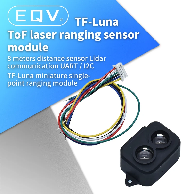 thumbnail image 2 of TFmini Plus LiDAR Range Finder Module Short Distance Sensor IP65 IIC For Arduino 2 of 14