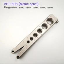 Ценная трубчатая полоса VFT-808 45 градусов расширитель зажим расширитель труб зажим медная труба пластина отверстие расширитель Метрическая дюймовая система