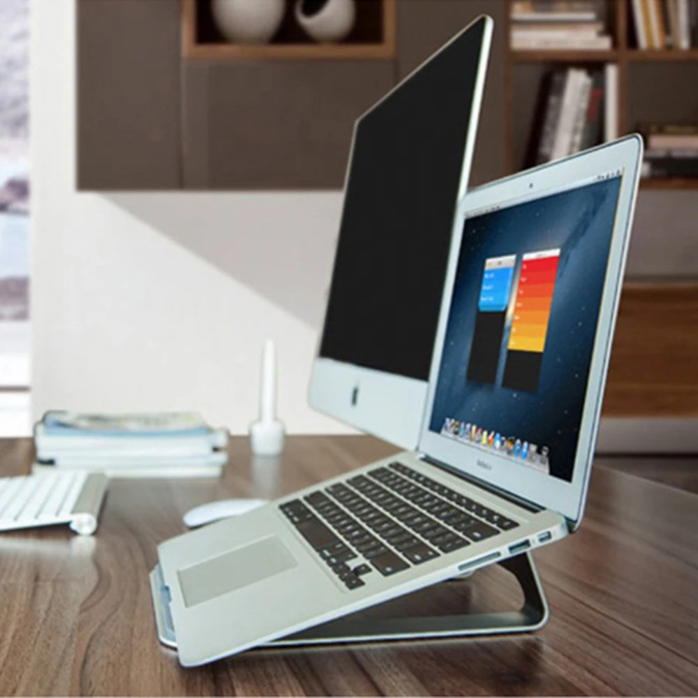 Universal Desktop Cooling Base Bracket Aluminium Alloy Tablet Notebook Holder 11-15 Inch For Macbook iPad Pro Notebook computer