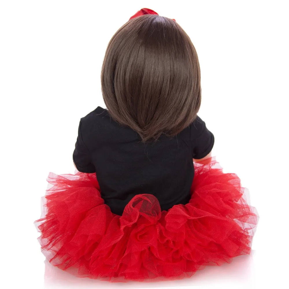 Силиконовые куклы для новорожденных девочек 2" 57 см bebe reborn bonecas подарок для детей reborn baby alive boneca
