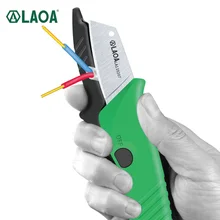 

LAOA Stainless Electrician Knife Professional Pneutronic Knife Made in Taiwan Wire Cutter Wire Stripping Tools