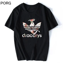 Dracarys madre de dragones clásico juego de Tronos Camiseta estética Streetwear Harajuku algodón hombres/mujeres camisa Vintage