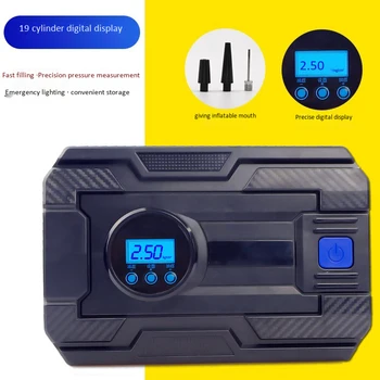 

Portable Car Tire Inflator Digital Screen Air Compressor Pump 12V Smart Tire Inflator Pump for Car Motorcycle