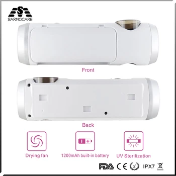 

Solar Electric Ultraviolet Electric Toothbrush Sterilizer Wall Mount Toothbrush Storage Box Organizer Holder for Bathroom