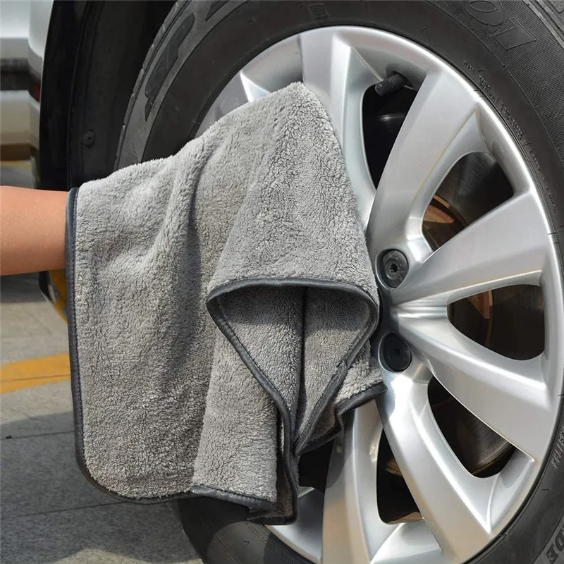 Microfiber Towel Car Wash Super Absorbent Car Cleaning Detailing Cloth Auto Care Drying Towels Care Cleaning Polishing Cloths 4