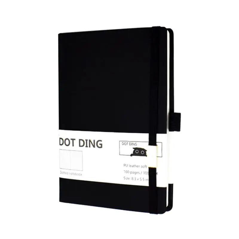 Тетрадь пуля в горошек бумага для журнала A5 кожи твердом переплете 160 страниц