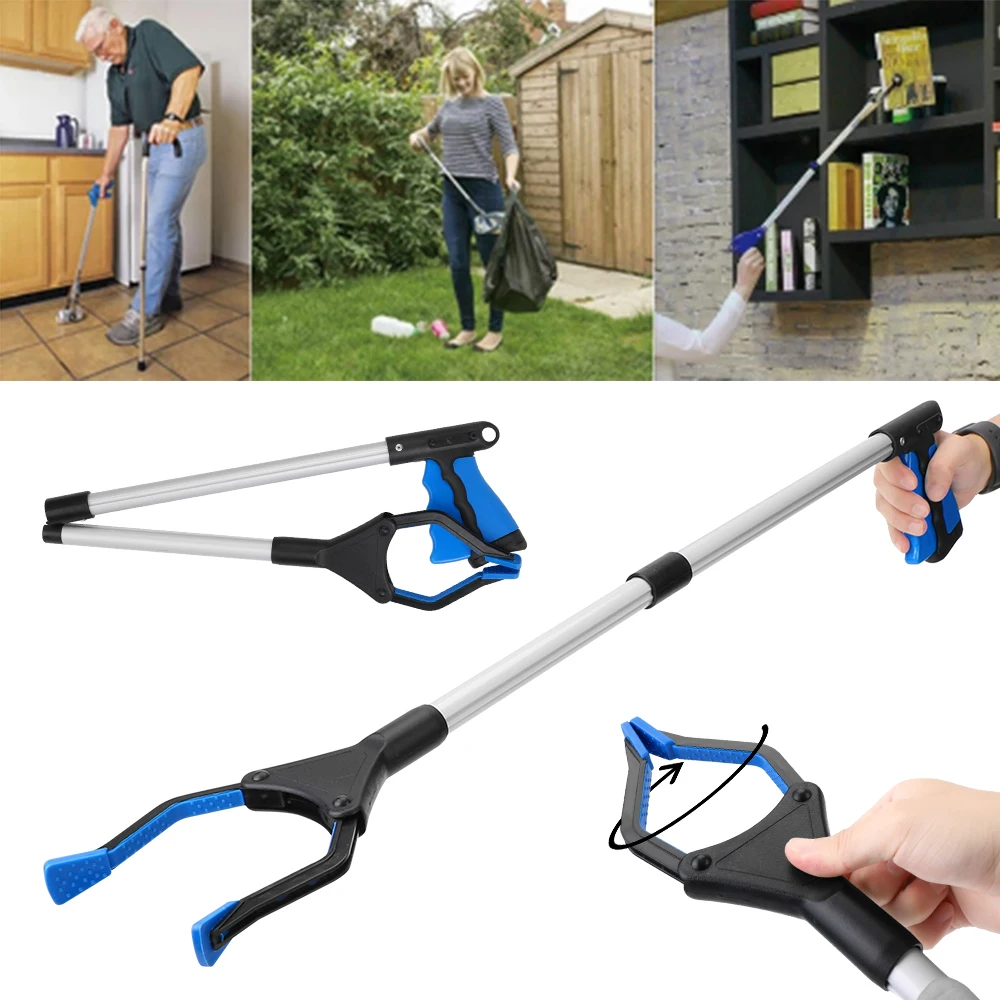 

Foldable Litter Reachers Gripper Extender Portable Foldable Litter Reachers Pickers Collapsible Grabber Pick Up Tools Garbage