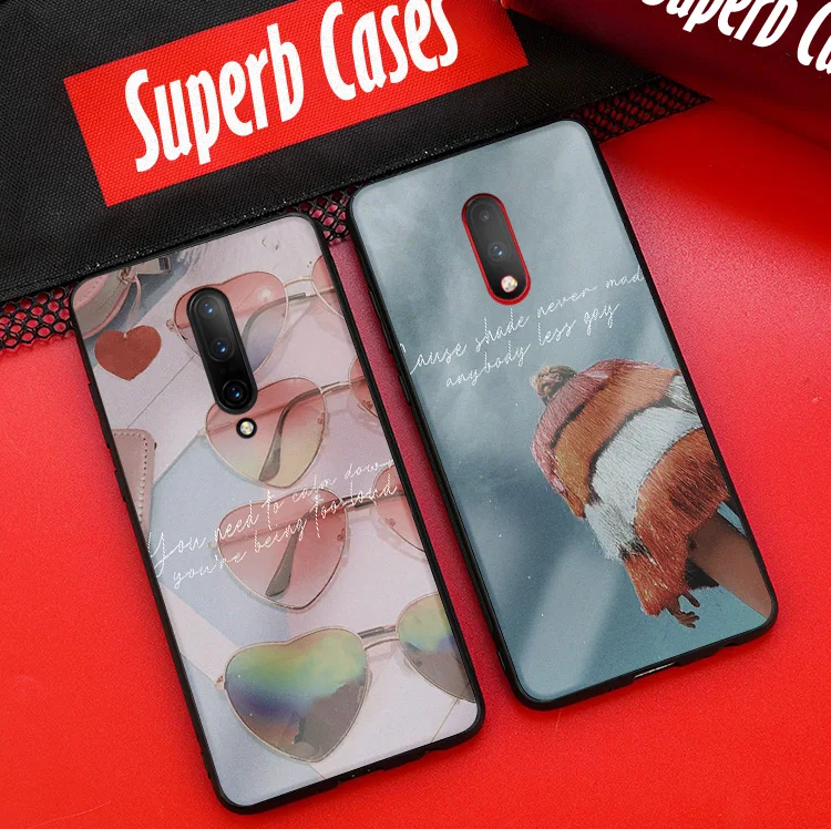 Мягкий силиконовый чехол ТПУ для OnePlus 6 6T 7 7T Pro|Бамперы| |