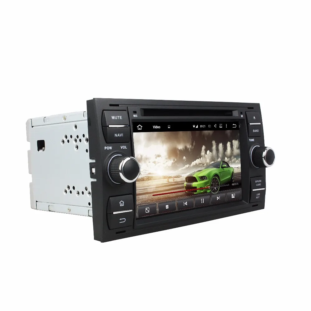 7 &quot2 Din 8 ядер Android 9 0 автомобильное радио для Ford FOCUS Mondeo S MAX C Galaxy Fiesta форма
