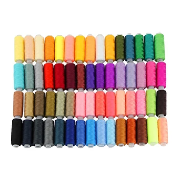 

60 Colors 250 Yard Strong Sewing Threads For Sewing Polyester Thread Kit Hand Machines Sewing Tools
