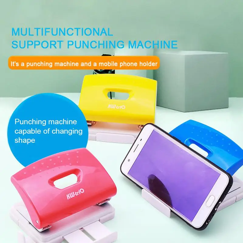 2 Hole Puncher Round Hole Puncher Stationery Paper Capacity 20 Sheets Hole  Size 6mm Hole Distance 3in for School Office - AliExpress