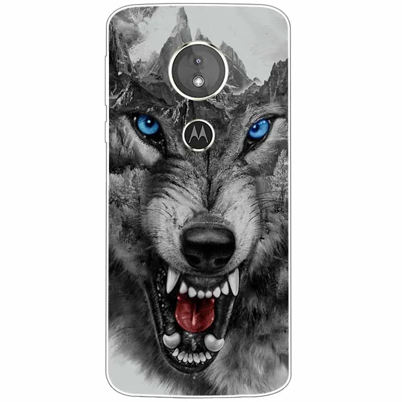 Animal Design TPU Soft Silicone Clear Case for Motorola Moto G6 Series