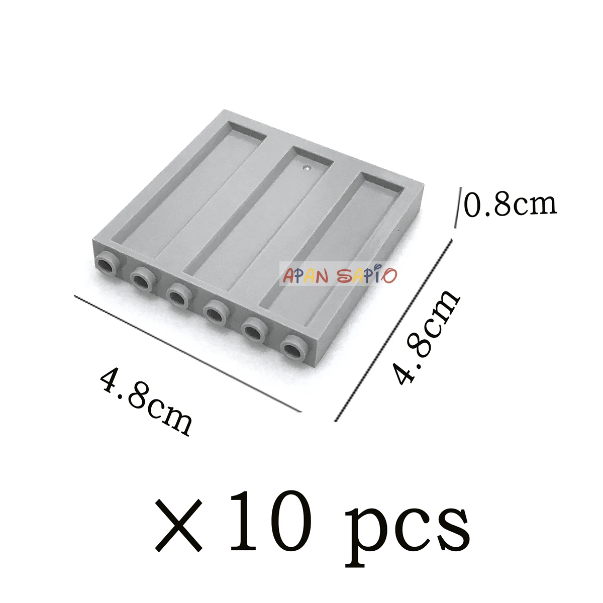 10pcs DIY 빌딩 블록 벽 벽돌 1x6x5 도트 어린이를위한 교육 크리 에이 티브 플라스틱 장난감 브랜드 23405와 호환 가능