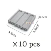 10pcs DIY Building Blocks Wall Bricks 1x6x5 Dots Educational Creative Plastic Toys for Children Compatible With Brand 23405 2