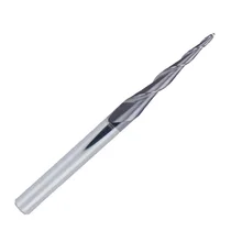

Tungsten Carbide End Mill Bit 1/8 Shank Ball Nose Tapered TiAIN Coated Supplies weed accessories milwaukee
