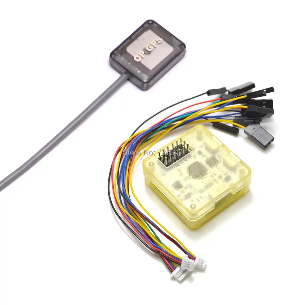 CC3D EVO Openpilot с открытым исходным кодом 32 битный Контроллер полета + 7 серий Mini GPS OP