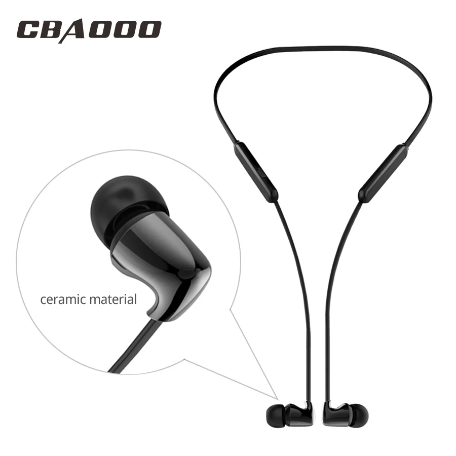 CBAOOO B10 Wireless Bluetooth Earphone Headphones Sports Ceramic Earbuds Stereo Bluetooth Headset with mic for Phone Xiaomi