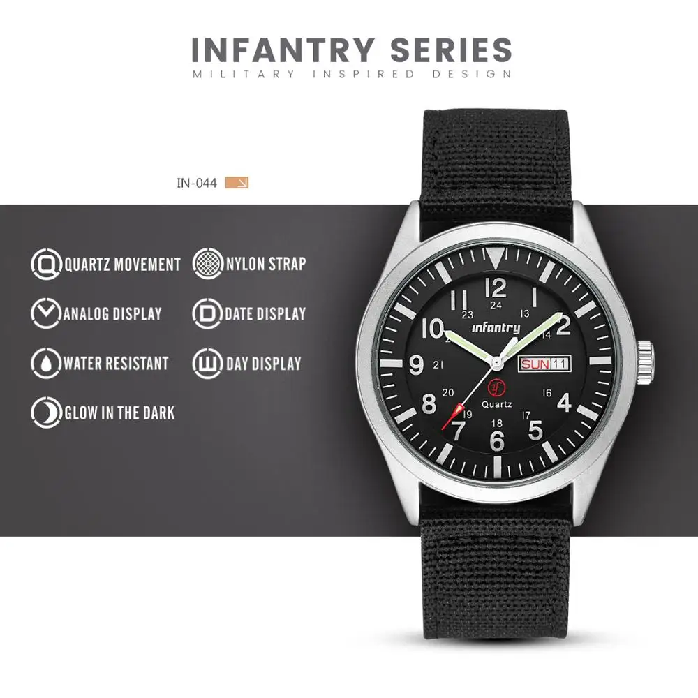 Мужские наручные часы в стиле милитари светящиеся темноте мужские лучший бренд