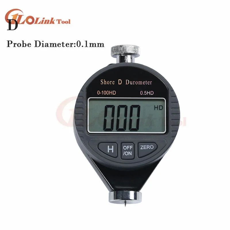 Rubber hardness tester Digital gauge Shore hardness Durometer Digital Hardness Tester Hardness Meter Shore A for Plastic, leather, rubber, multi-resin