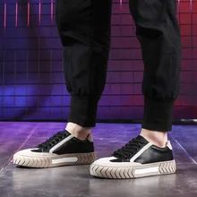 Новые мужские спортивные кроссовки из натуральной коровьей кожи роскошные высококачественные черные и белые удобные модные повседневные мужские туфли для взрослых