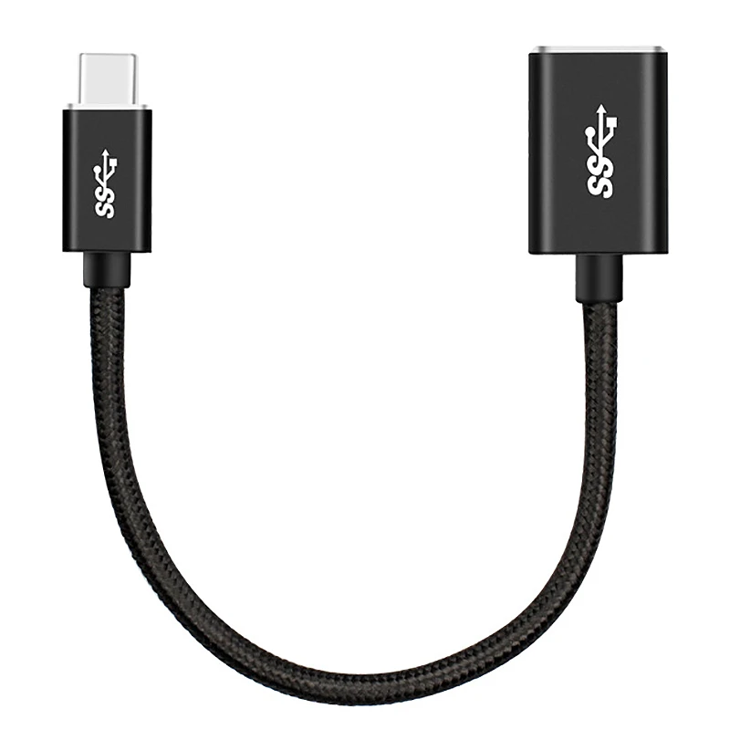 Usb-C Otg кабель type-C штекер Usb 3,0 Женский металлический конвертер для samsung S10 S9 Macbook Xiaomi Mi8 huawei Usb3.0 type-C Otg