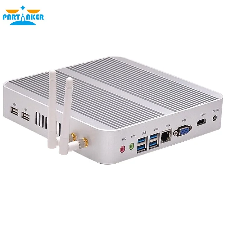 Мини ПК parмягкий без вентилятора i5 Intel Core 5250U Win 10 Wi Fi 300 Мбит/с HD Graphics 6000|mini pc i5|fanless mini
