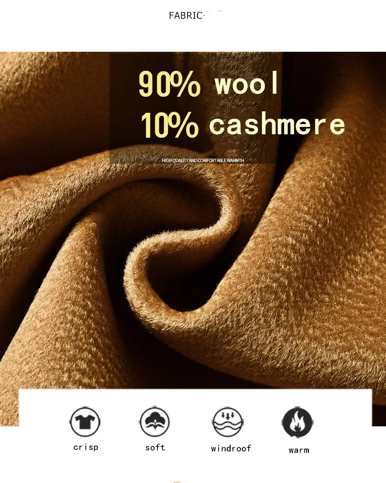 Женское кашемировое пальто, новое однотонное длинное шерстяное пальто, Тренч, Осеннее и зимнее Европейское двухстороннее Женское шерстяное пальто