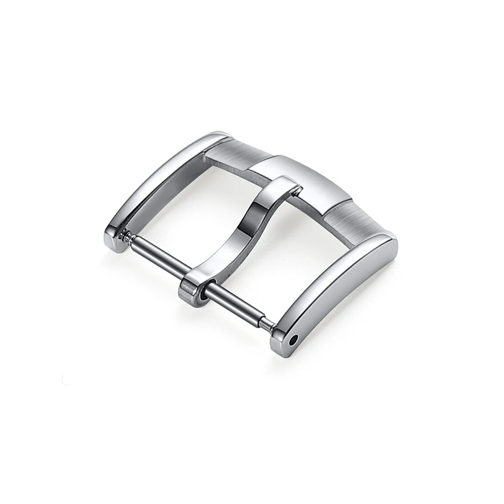 IStrap, 1 шт., нержавеющая сталь, пряжка для Apple Watch14-20mm, твердый металлический ремешок для часов, застежка, сделай сам, кожаные аксессуары
