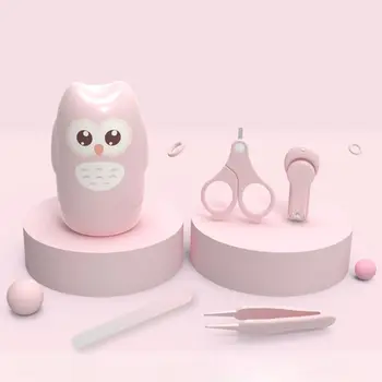 

4-in-1 Baby Nail Care Set with Cute Case Newborn Kids Manicure and Pedicure Kit