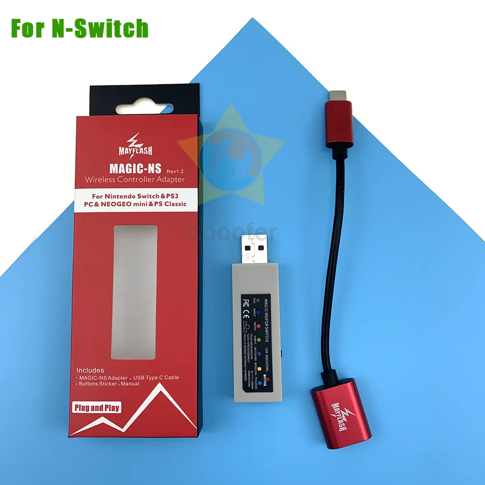 Новинка 2020 беспроводной контроллер для Nintendo Switch PS3/Xbox One S адаптер Magic NS ДЛЯ PC/NEOGEO