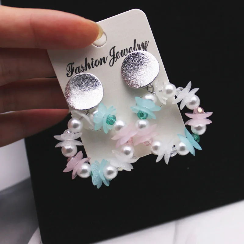 Женские модные брендовые серьги гвоздики с блестящей стороной элегантные