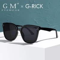 GM – lunettes de soleil en acétate pour hommes et femmes, Design doux de marque coréenne, lunettes de soleil populaires de qualité supérieure avec étui original S6305 1