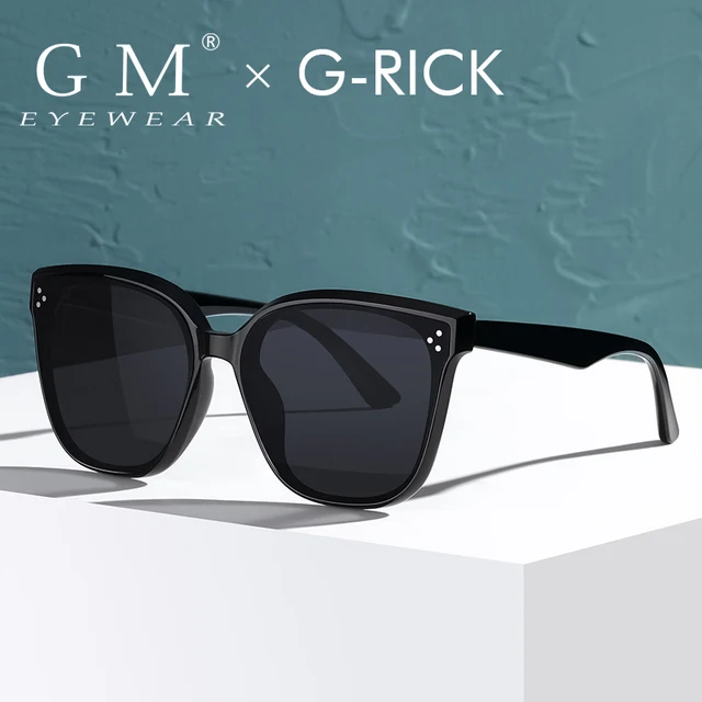 GM – lunettes de soleil en acétate pour hommes et femmes, Design doux de marque coréenne, lunettes de soleil populaires de qualité supérieure avec étui original S6305 1