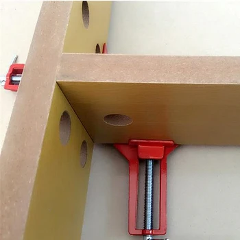 

Hand Tools Right angle clamp Supplies 2pcs Iron Red Clip Picture Frame