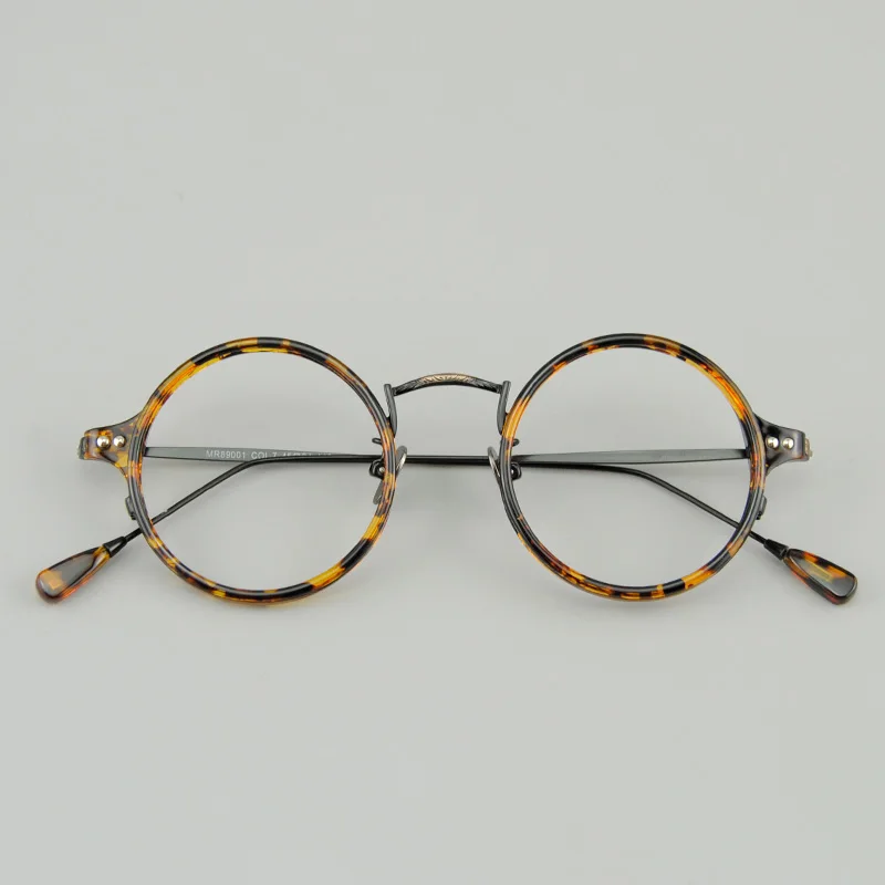 

TR90 Glasses Frame Men Vintage Round Prescription Glasses Women Optical Myopia Eyeglasses Frames Retro Clear Lens Eyewear Korean