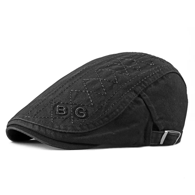 

Classic British Style Large Size Men Cap Hat French Style Letter Cabbie Flatcap Spring Summer Newsboy Caps