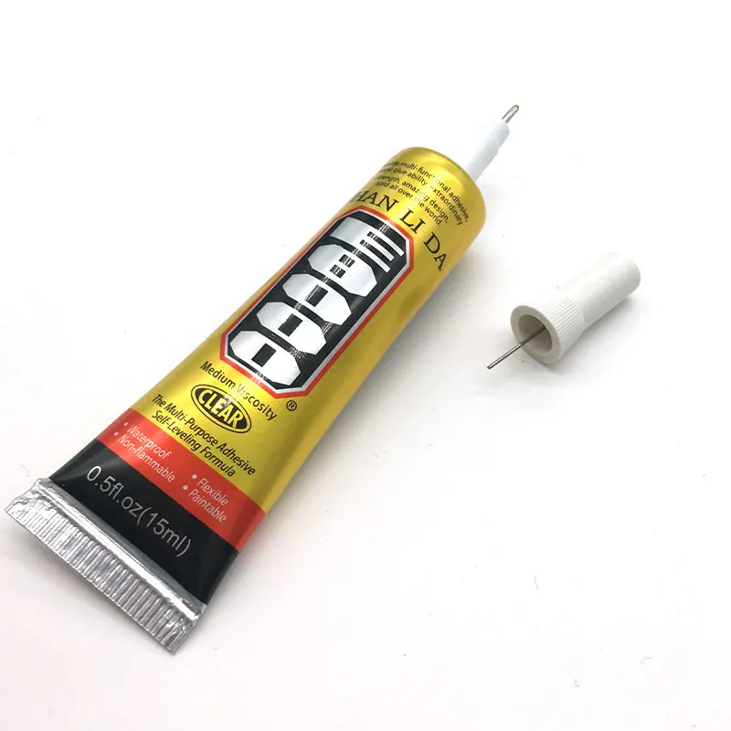 

15ml E-8000 multi-purpose glue E8000 nails rhinestones crystal craft jewelry glue touch screen mobile phone repair plasti