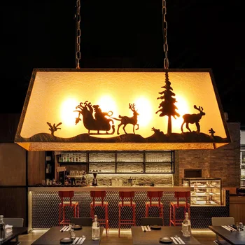 

Money making: deer, deer, American style country chandelier, boy and girl, children's room, bedroom lamp, Art Chandelier